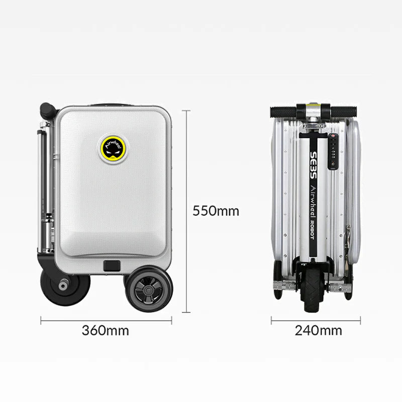 Airwheel stepkoffer SE3 - Zilver